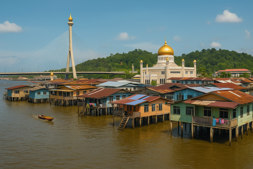 물 위의 도시, 캄퐁 아이르 수상마을 – 브루나이의 살아 있는 전통마을 1 캄퐁-아이르-사상마을-세계문화유산-이미지5