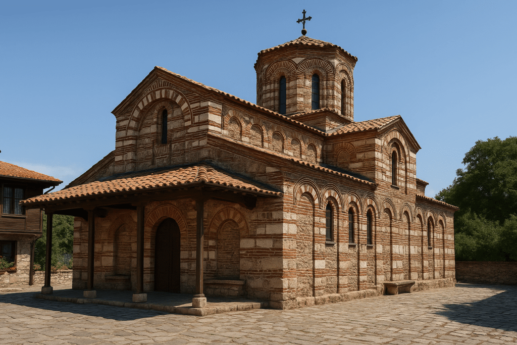 불가리아 네세바르 구시가지 – 흑해 위의 시간, 고대와 비잔틴이 공존한 해안 도시 2 성 스테판 교회 외관을 참고해 만들어진 실사풍 재현 이미지