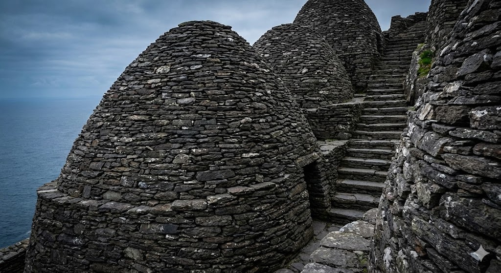 아일랜드 스켈리그 마이클 (Sceilg Mhichíl) - 세상의 끝, 파도 치는 바위섬에 세운 고독한 수도원 1 수도사들이 거주했던 '클로한(Clochán)'이라 불리는 돌 오두막 이미지